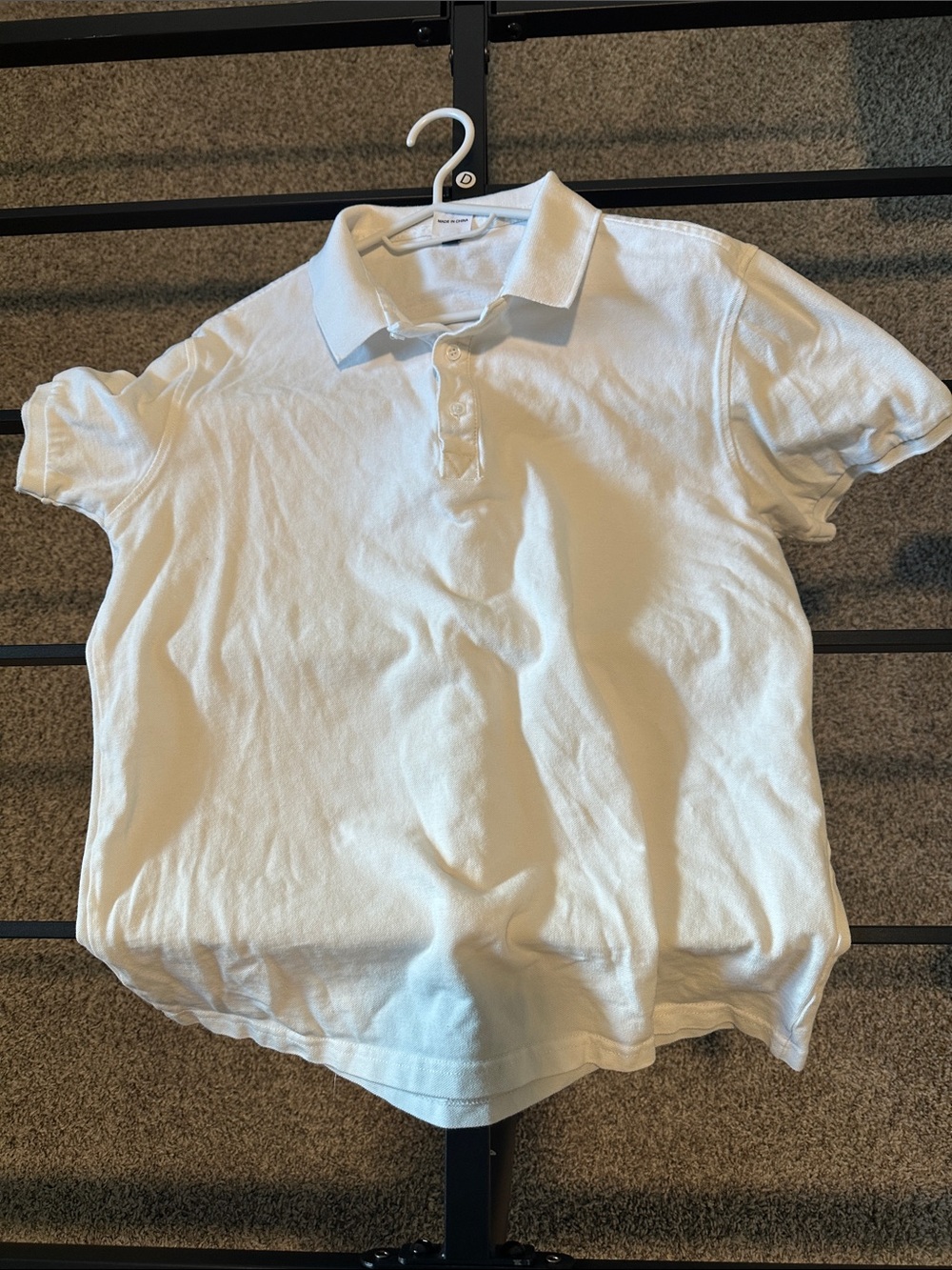 Classic White Kids Polo Shirt